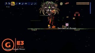 Terraria Ocram Boss Fight Gameplay  E3 2014 [upl. by Wrench362]