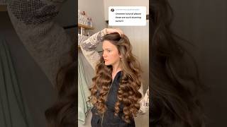 Tutorial Heatless Overnight Curls longhair beautifulcurls beauty hairhack hairstylehaircare [upl. by Marden]