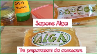 SAPONE ALGA 3 Preparazioni e 7 Utilizzi per le Pulizie di casa🏠 [upl. by Eilyab]