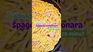 Jednoduché špagety carbonara 🧡 [upl. by Samala]