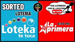 Sorteo LOTEKA TE TOCA LA PRIMERA En VIVO de hoy sabado 9 de noviembre del 2024 loteka envivo [upl. by Hurwitz]