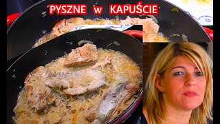 ŻEBERKA w KAPUŚCIE KISZONEJ JAK ZROBIĆ BIGOS PRZEPIS PYSZNE POLSKIE babciabozenkagotuje Nr653🧡😋 [upl. by Anaitsirk749]