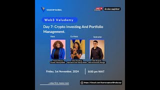 Crypto Investment and Portfolio Management [upl. by Lapides]