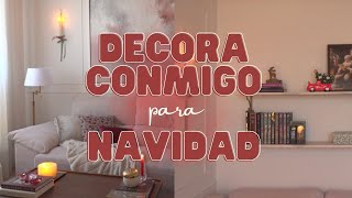 DECORA CONMIGO para NAVIDAD  DECORANDO el SALÓN Y EL COMEDOR🎁🎄✨ [upl. by Trinia756]