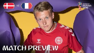 Simon Kjaer Denmark  Match 37 Preview  2018 FIFA World Cup™ [upl. by Annaerda139]