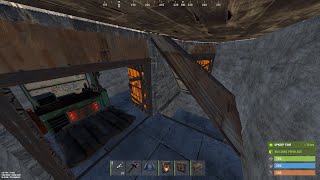 Rust  2x1 into the standard 2x2 roof bunker under 40 sec patched [upl. by Waters]