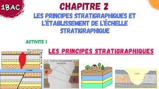 1BAC SVT  Les principes stratigraphiques amp l’établissement de l’échelle stratigraphique Activité 1 [upl. by Ardnahcal]