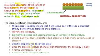 Define and explain chemisorption [upl. by Aital113]