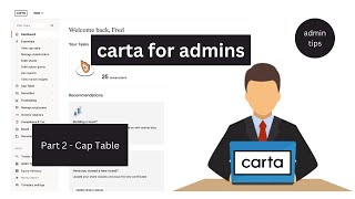 Carta Admin Demo Part 2 Deep Dive into Cap Table Features [upl. by Loutitia]