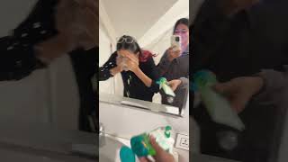 Unlimited face wash prank🫧 comedy youtubeshorts trending funny love viralvideo [upl. by Yajiv]