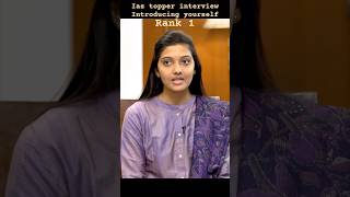 Ias topper srishti deshmukh interviewupsciasips [upl. by Anaigroeg476]