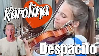 Karolina Protsenko  Despacito REACTION 🔥 [upl. by Notloc]