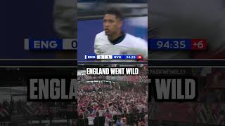 England ABSOLUTELY lost it 🍻 euro2024 england judebellingham [upl. by Rexford]