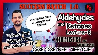 Oxidation of aldehydes and ketones l Tollens test l Fehlings test l Haloform test l by kuldeep sir [upl. by Kamerman692]