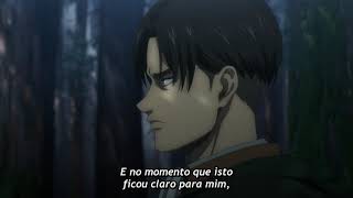 Zeke transforma os subordinados do Levi em titans Zeke Screams Legendado 1080p [upl. by Yelehsa]