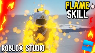 ONE PIECE FLAME SKILL roblox studio [upl. by Pals]