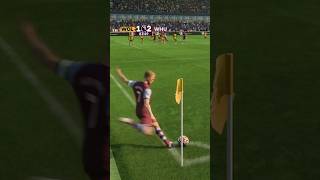 WardProwse Corner Kick Goal vs Wolves in eafc24 😱 wardprowse westham premierleague olimpico [upl. by Tereve918]