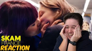 Lola amp Maya Kiss SKAM France 6x10 Reaction [upl. by Rickey]