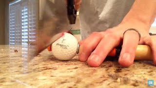 Whats inside a Golf Ball [upl. by Bordie982]