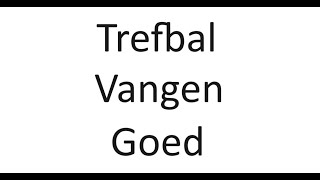 Trefbal Vangen Niveau 4 [upl. by Mandie169]