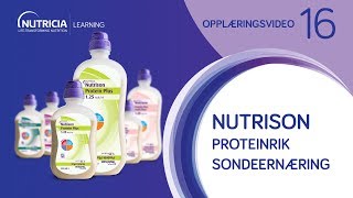 Nutrison  proteinrik sondeernæring til voksne [upl. by Kcirdez]