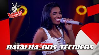 Dielle Anjos canta “Encontros e Despedidas” nas Batalhas dos Técnicos – The Voice Brasil  10ª Temp [upl. by Chalmers900]