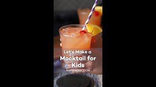 Kids Mocktail Recipe without Sugary Soda [upl. by Fransisco]