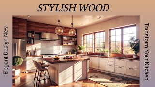 Top Wooden Kitchen Countertop Designs  Wooden Kitchen Cabinet Designs [upl. by Liatris445]