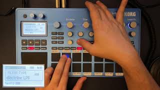 Korg Electribe 2 step by step tutorial to create a track 2021 [upl. by Honebein671]