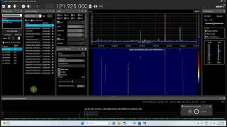 AIRSPY SDR Studio 1918 running the fast scanner on the Aircraft band [upl. by Juliane]