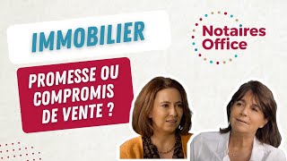 Quelles différences entre promesse et compromis de vente [upl. by Lexi]