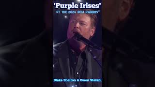 quotSpectacular Performance Blake Shelton and Gwen Stefanis Purple Irises at the 2024 ACM Awardsquot [upl. by Bohman]