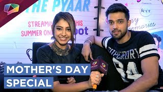 Niti Taylor And Parth Samthaan Exclusively On Mothers Day [upl. by Ynaittirb]