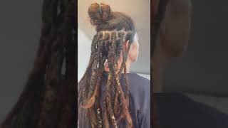 Partial Dreadlocks wwwMagicStylede  WhatsApp 07131576860 Dreadlocks [upl. by Ravo]