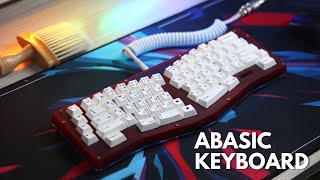 Abasic Acrylic Alice Keyboard First Look  Bongo Cat Sound Test Nuxros KiwiKey and Mechkeystore [upl. by Irish]