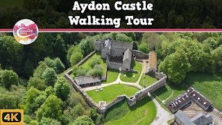 AYDON CASTLE  The MEDIEVAL Manor Home CAUGHT in the SCOTTISH Crossfires  Walking Tour [upl. by Chase584]