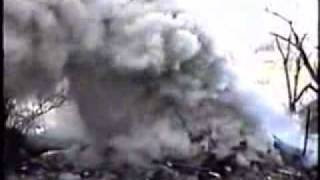 Firefighter Training House Explosion [upl. by Kinnon]