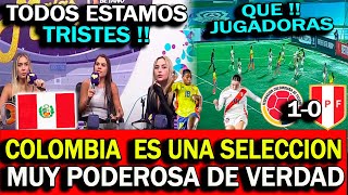 PRENSA PERUANA RESIGNADA TRAS PERDER ANTE COLOMBIA EN LA HEXAGONAL [upl. by Bilbe361]