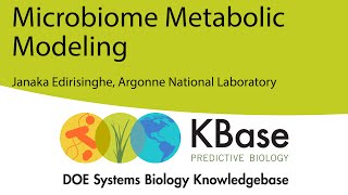 Microbiome Metabolic Modeling in KBase Webinar  15 April 2020 [upl. by Salvatore995]