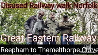 GER disused railway walk Norfolk Reepham to Themelthorpe Curve [upl. by Kemp]