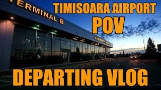 Timisoara Airport POV  Departure Vlog [upl. by Norabel]