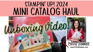 Mini Catalog unboxing  haul Stampin UP 2024 with Patty Bennett [upl. by Lise]