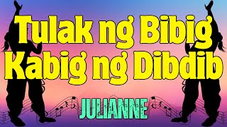 Tulak ng Bibig Kabig ng Dibdib  Julianne  Karaoke ♫ [upl. by Giffard]