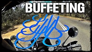 Motorcycle Wind Screen Buffeting Fix [upl. by Korella702]