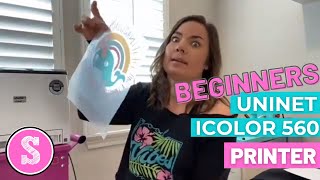 Uninet iColor 560 Printer Beginner Tutorial How to Marry Standard 2 Step Paper Part 2 [upl. by Ayaros147]