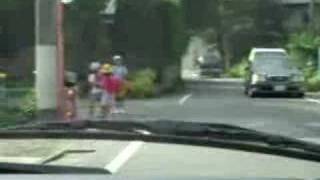 kids bow when crossing the road [upl. by Press]