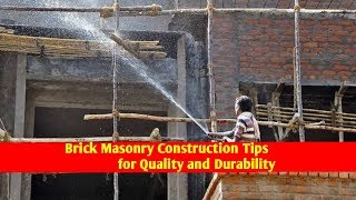 How to Improve Brick Masonry Quality Control [upl. by Fey]