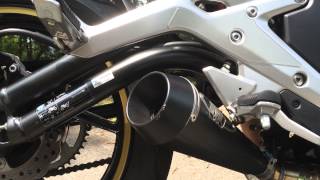 Kawasaki ER6N M4 GP Exhaust  Hitting The Rev Limiter v2 [upl. by Nagrom602]