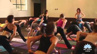 Sianna Sherman Mythic Yoga Flow Hanuman Hips and Arm Balances [upl. by Dorca]