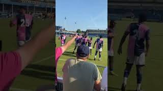 Dulwich Hamlet fans at Farnborough [upl. by Natsyrk]